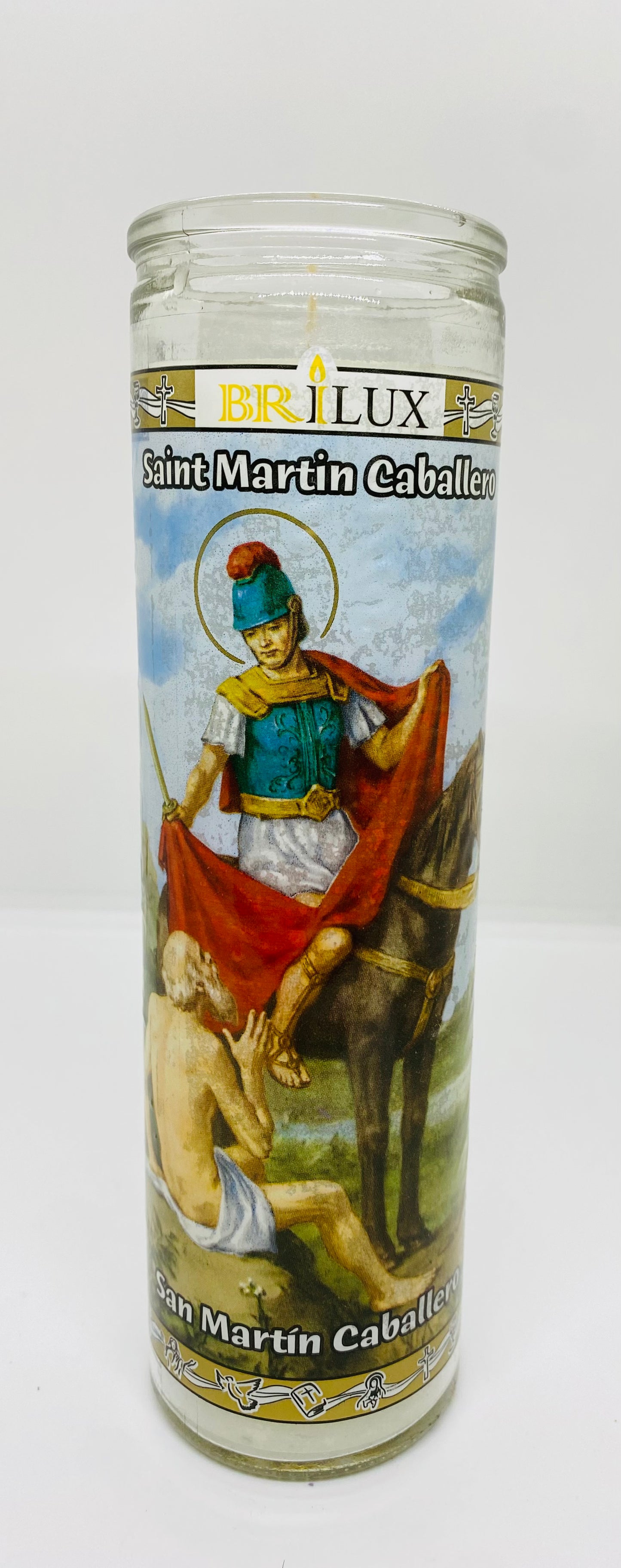 Saint Martin Caballero Candle