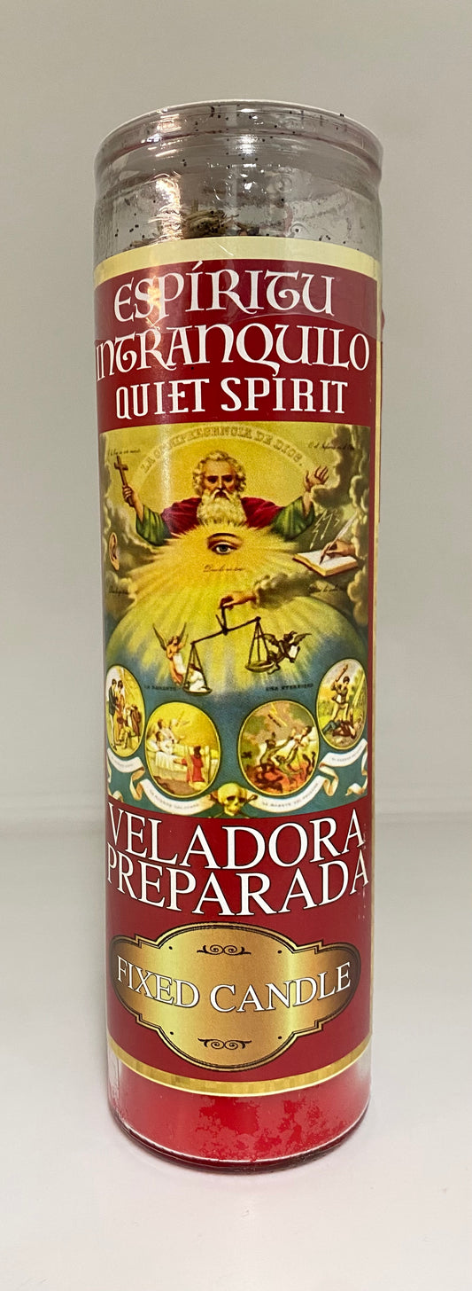 Restless Spirit Fixed Candle/Espiritu Intranquilo Veladora Preparada