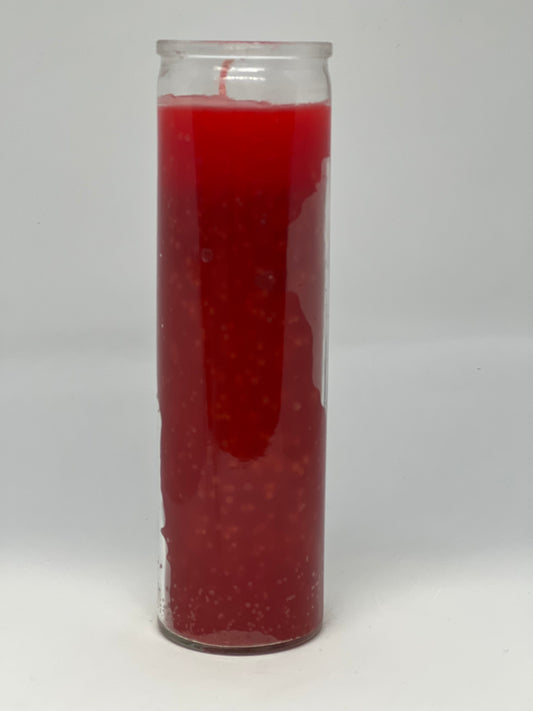 Red Plain Candle/Veladora Roja