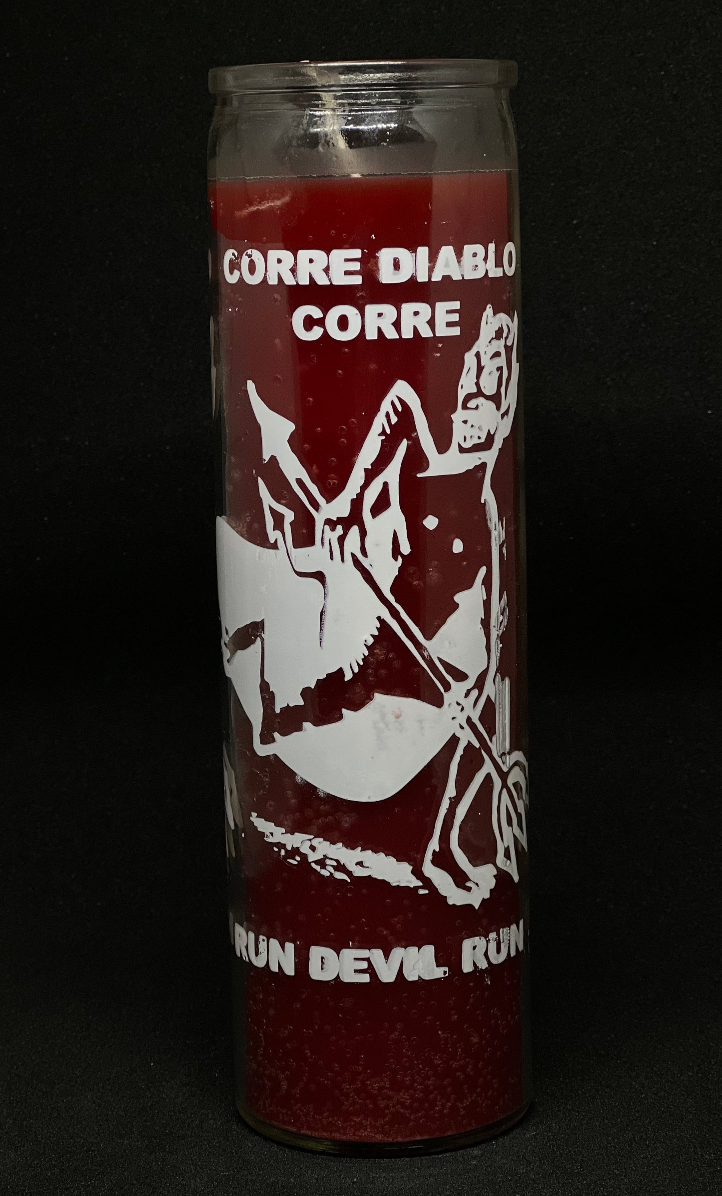 Run Devil Run Candle/ Veladora Corre Diablo Corre
