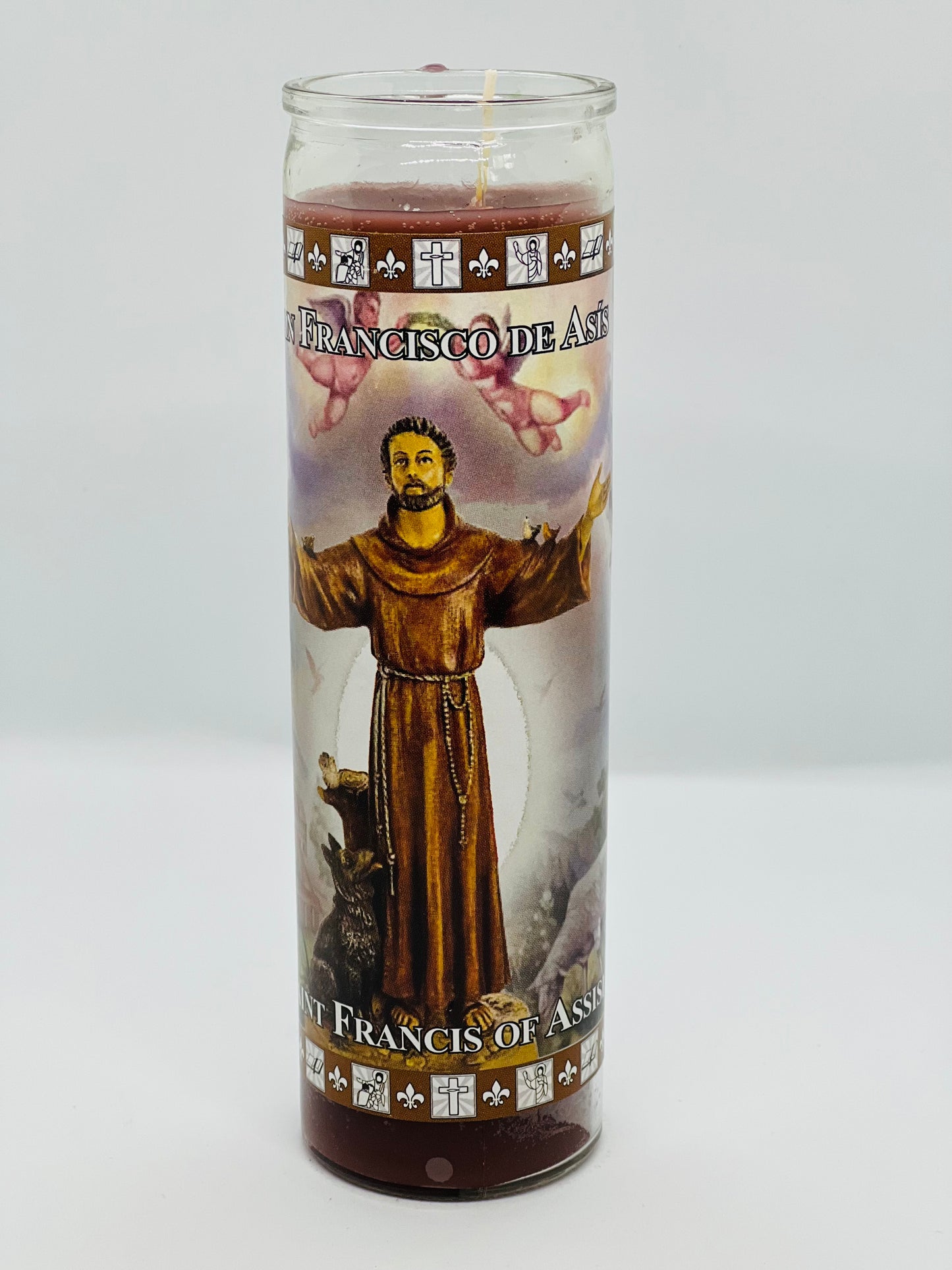 Saint Francis of Assisi Candle /San Francisco De Asis Veladora