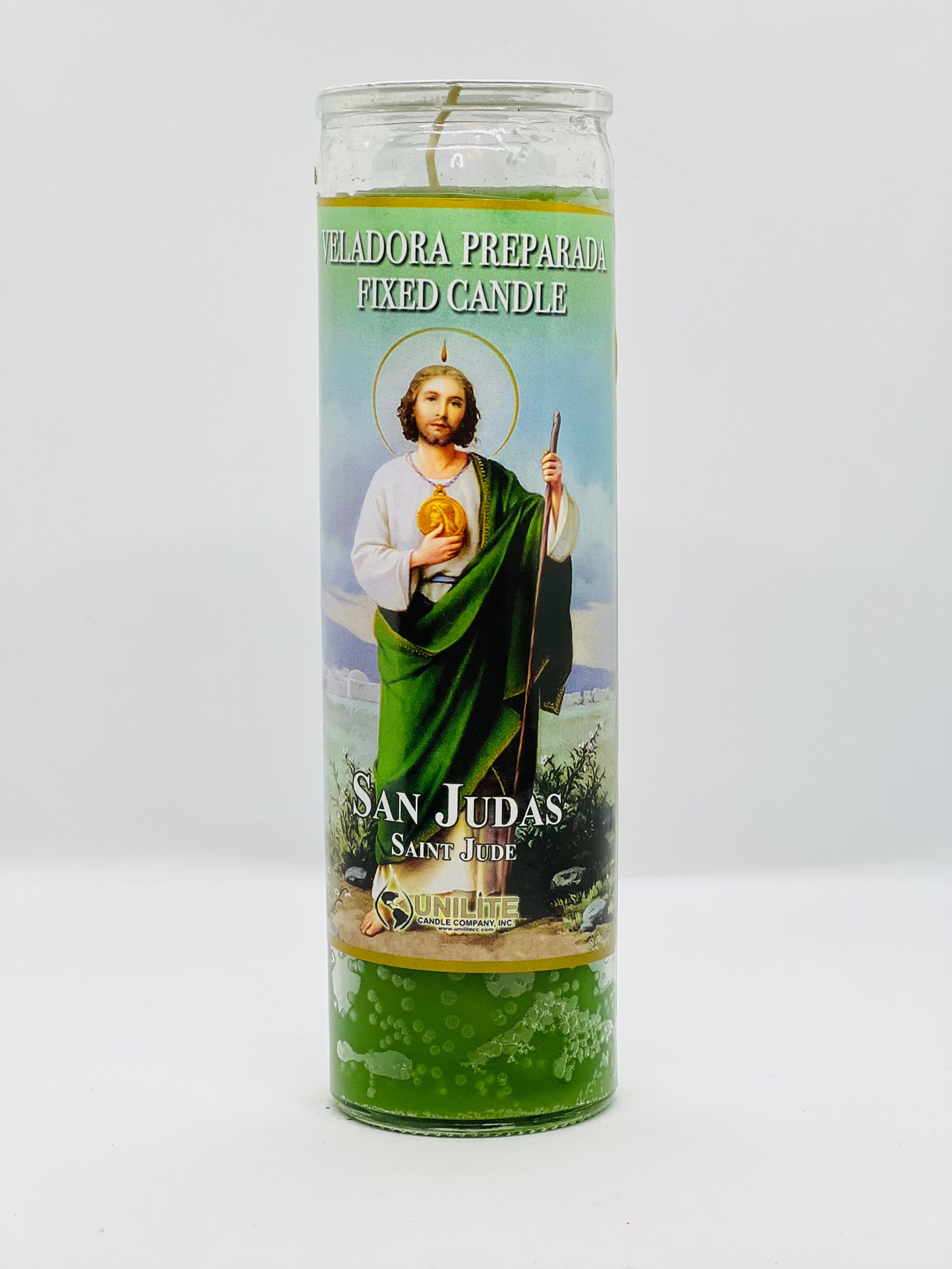 Saint Jude Fixed Candle/San Judas Tadeo Veladora Preparada