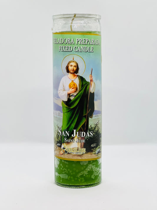 Saint Jude Fixed Candle/San Judas Tadeo Veladora Preparada