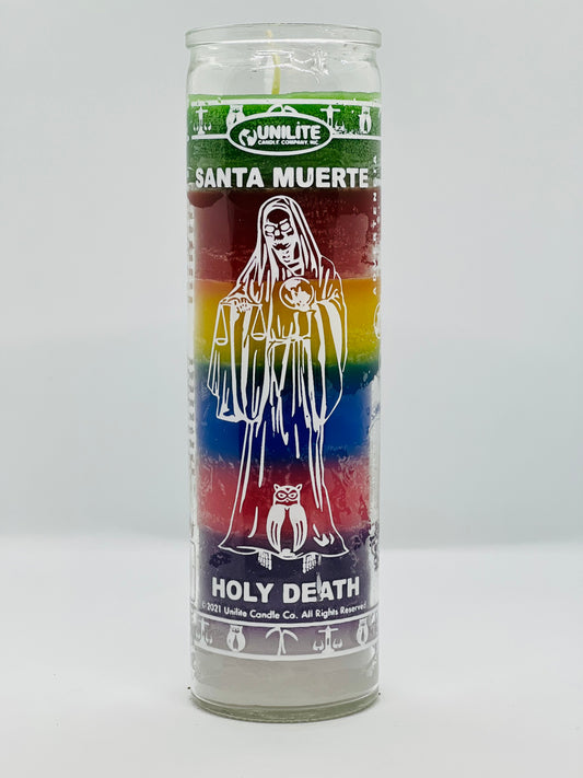 Santa Muerte 7 Colors Candle/ Santa Muerte 7 Colores Veladora