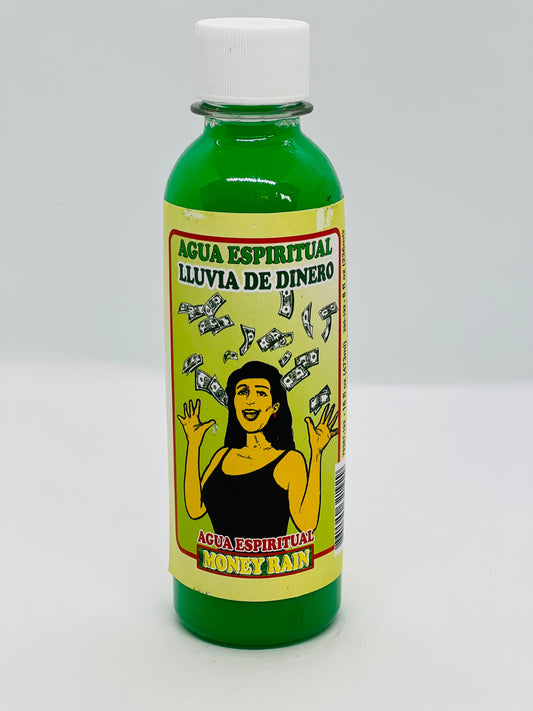 Money Rain Spiritual Water/Agua Espiritual Lluvia De Dinero