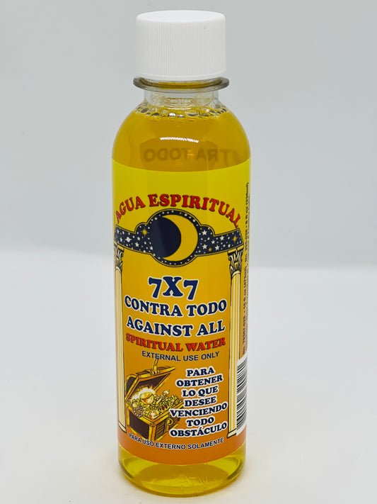 7x7 Against All Spiritual Water/Agua Espiritual 7x7 Contra Todo