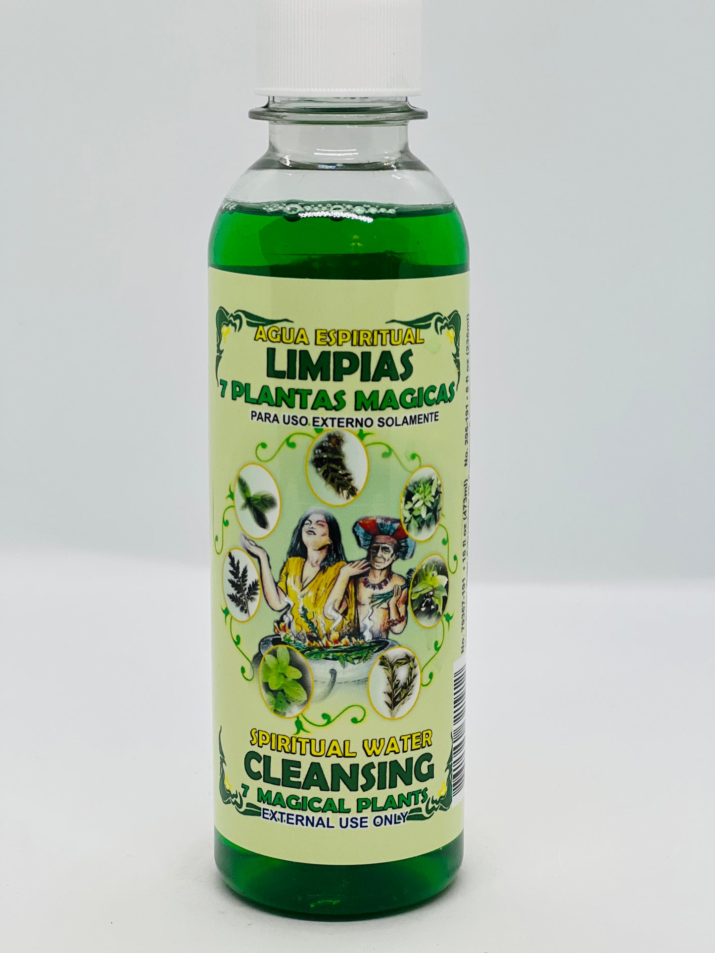 Cleansing 7 Magical Plants Spiritual Water/Agua Espiritual Limpias 7 Plantas Magicas