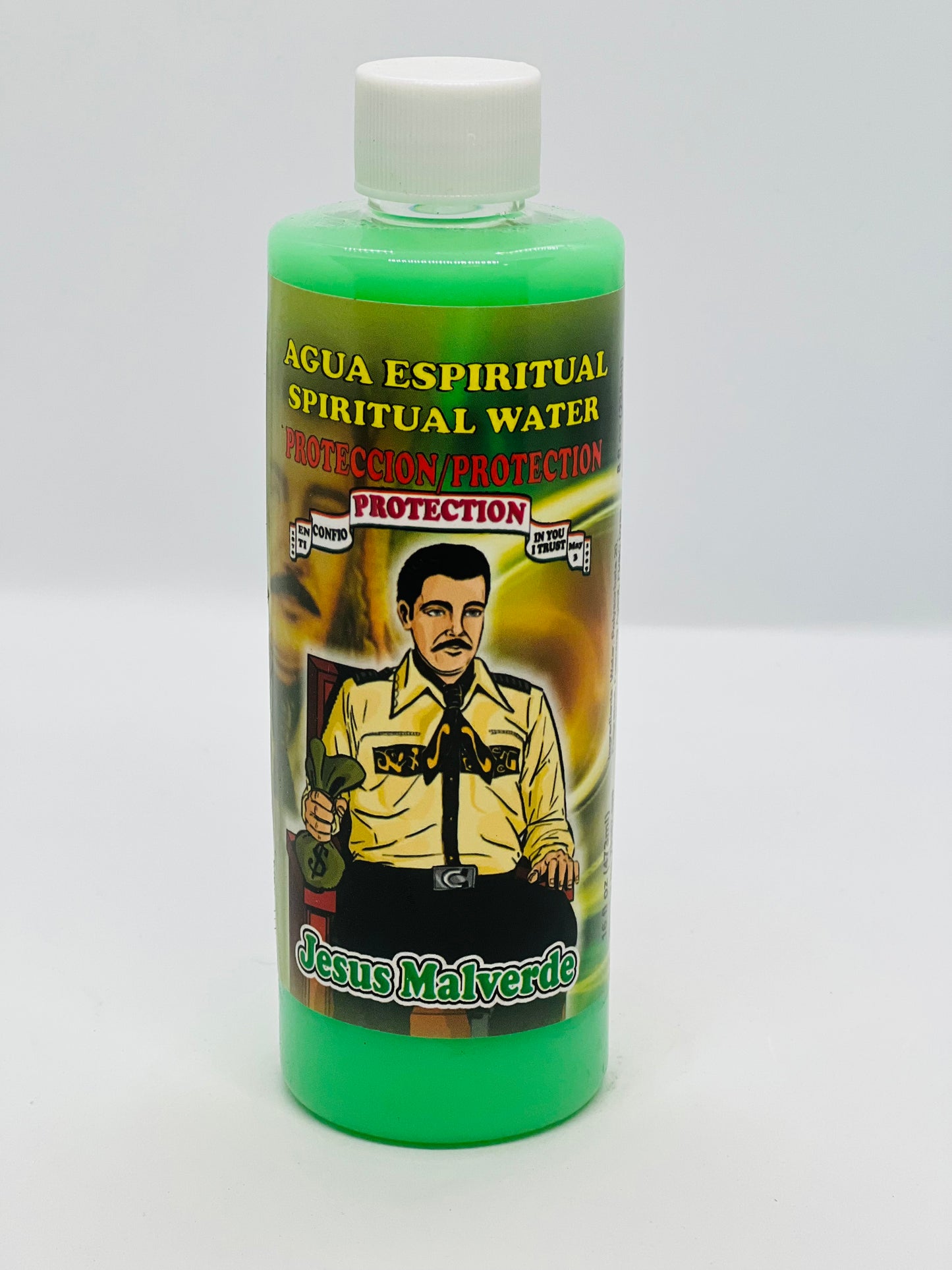 Jesus Malverde Spiritual Water/Agua Espiritual Jesus Malverde