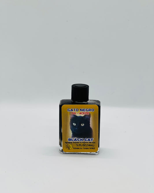 Black Cat Spiritual Oil/Aceite Espiritual Gato Negro