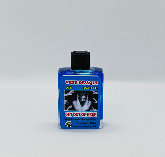 Get Out Of Here Spiritual Oil/Aceite Espiritual Vete De Aqui