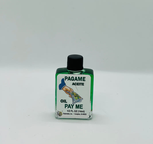Pay Me Spiritual Oil/Aceite Espiritual Pagame