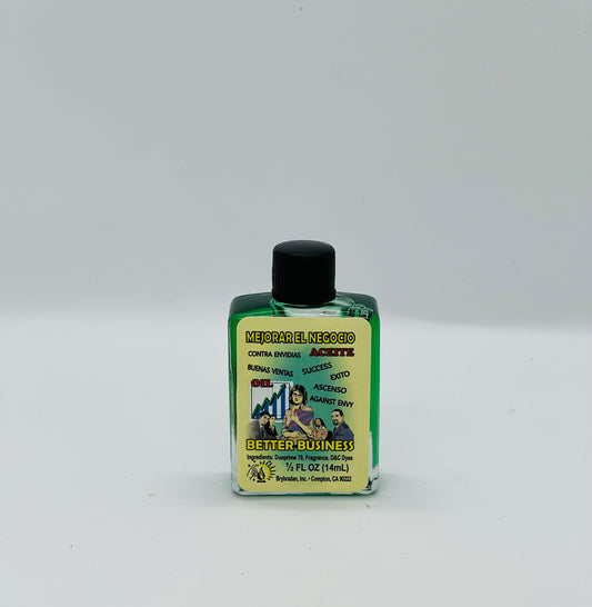 Better Business Spiritual Oil/Aceite Espiritual Mejorar El Negocio