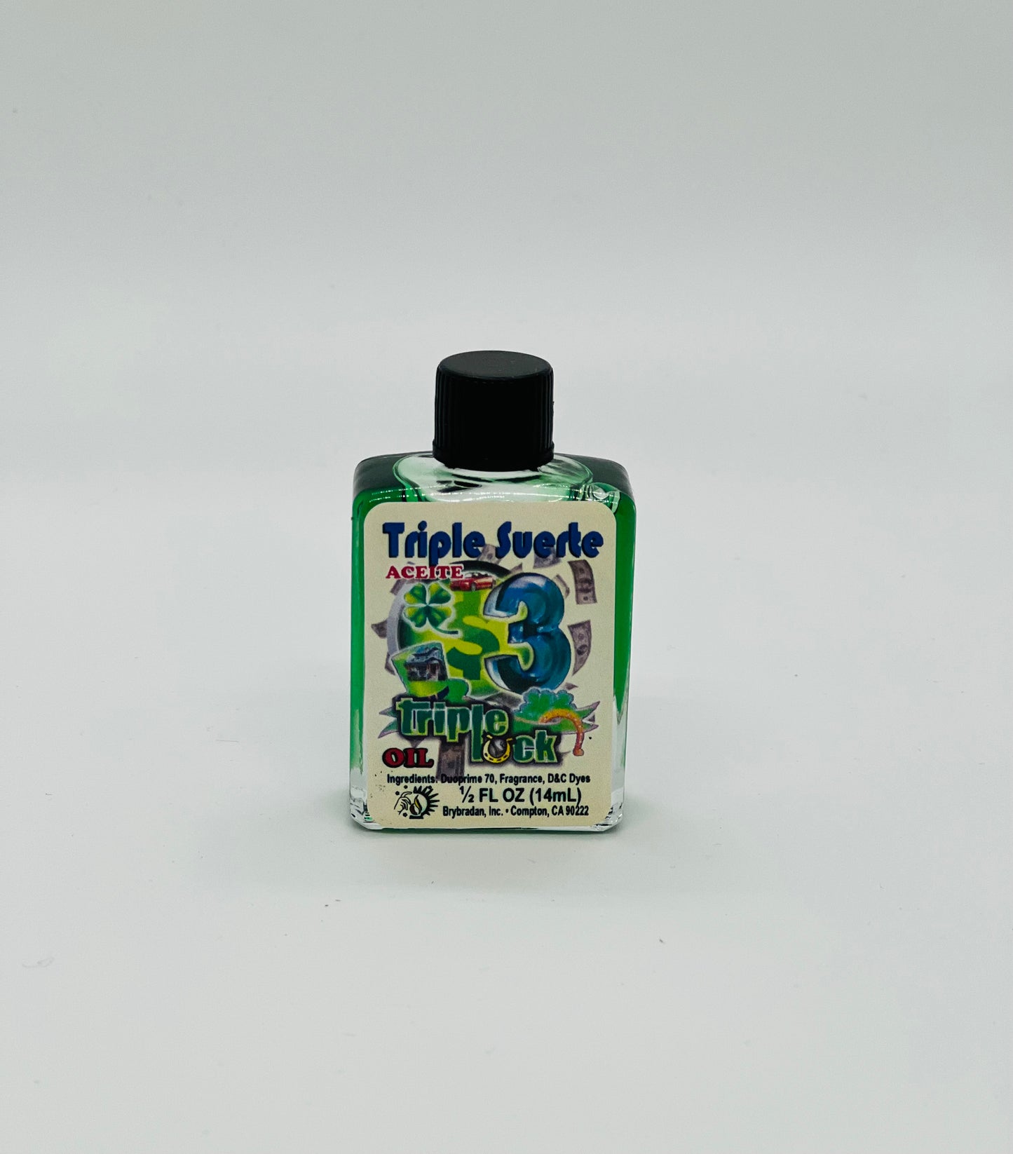 Triple Luck Spiritual Oil/Aceite Espiritual Triple Suerte