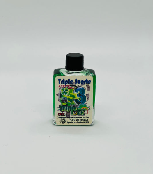 Triple Luck Spiritual Oil/Aceite Espiritual Triple Suerte