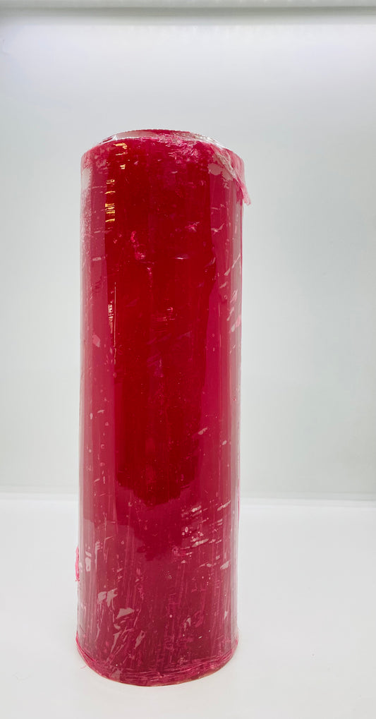 Red Candle 9"/Cirio Rojo 9"