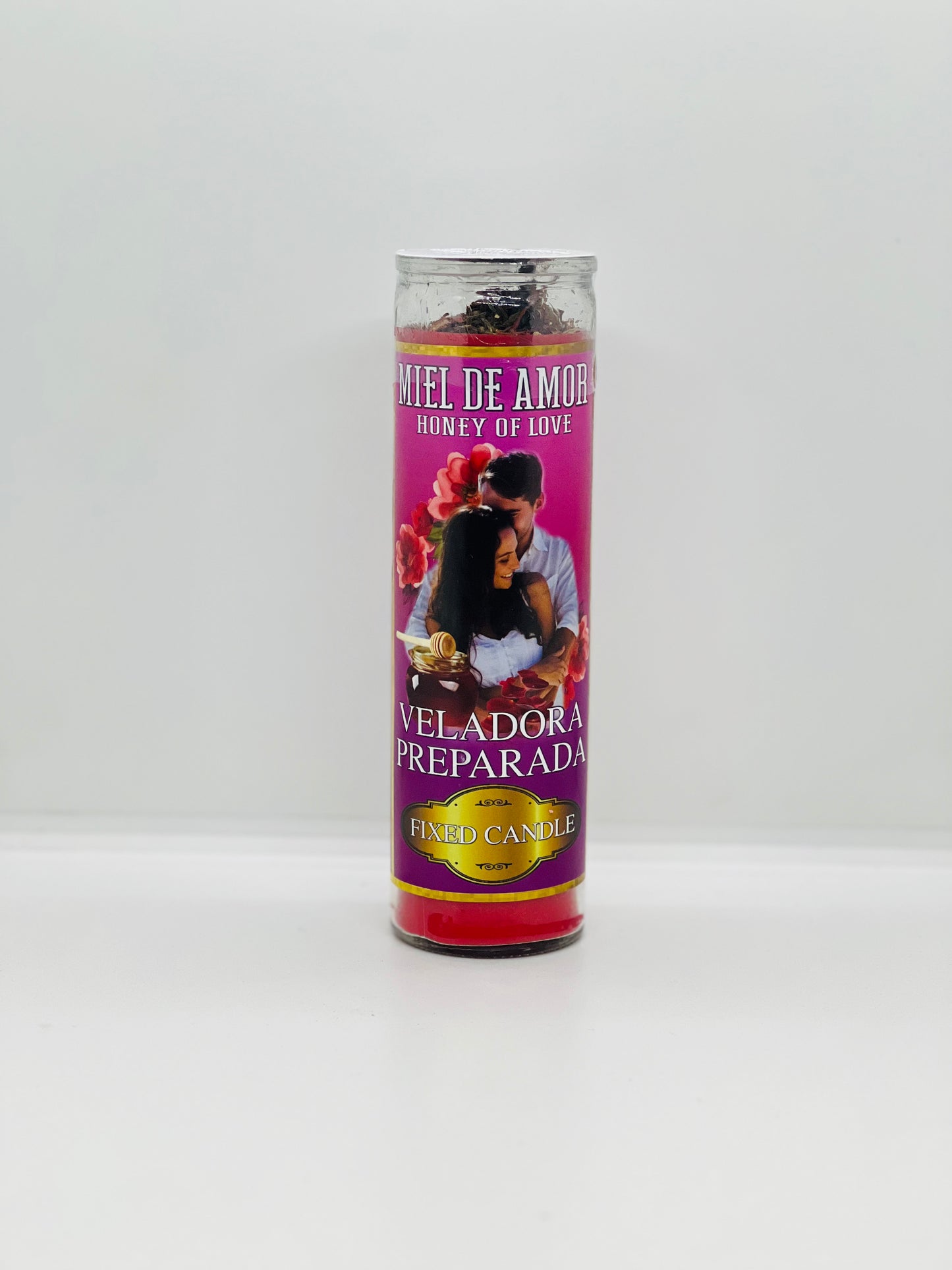 Honey Of Love Fixed Candles/Miel De Amor Veladora Perparada