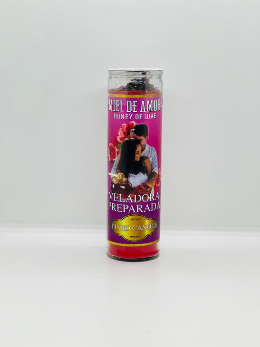 Honey Of Love Fixed Candles/Miel De Amor Veladora Perparada