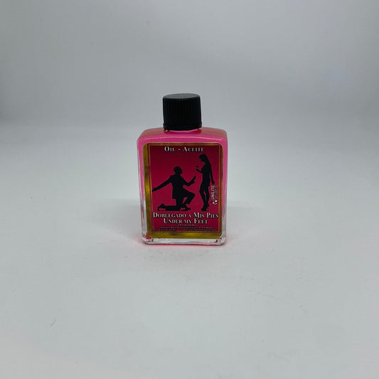 Under My Feet Spiritual Oil/ Aceite Espiritual Doblegado A Mis Pies