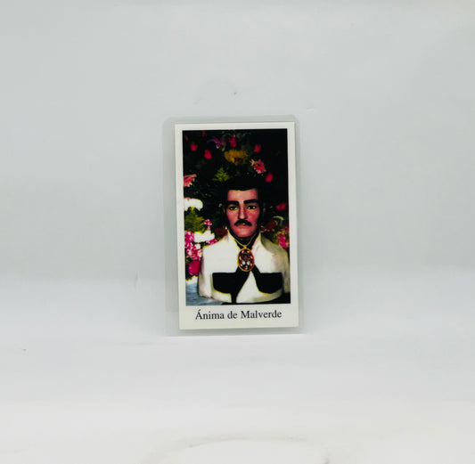 Jesus Malverde Prayer Card