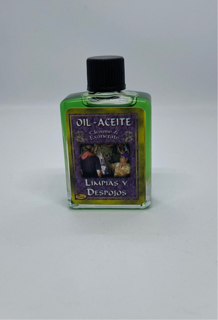 Cleanse & Exonerate Spiritual Oil/Aceite Espiritual Limpias y Despojos