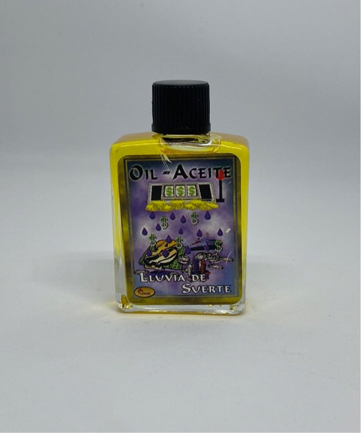 Rain of Luck Spiritual Oil/ Aceite Espiritual Lluvia De Suerte