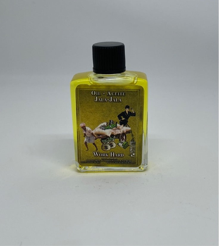 Work Hard Spiritual Oil/Aceite Espiritual Jala-Jala
