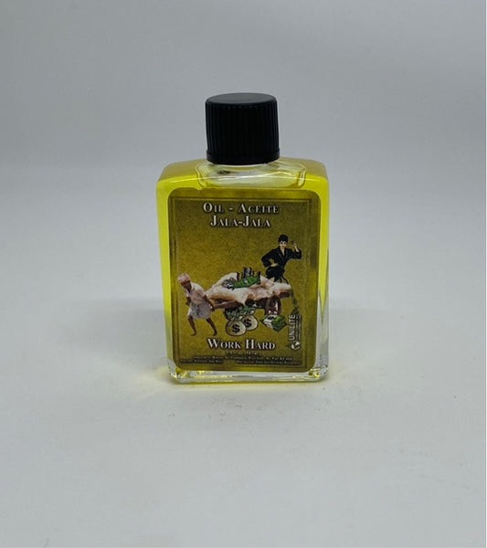 Work Hard Spiritual Oil/Aceite Espiritual Jala-Jala