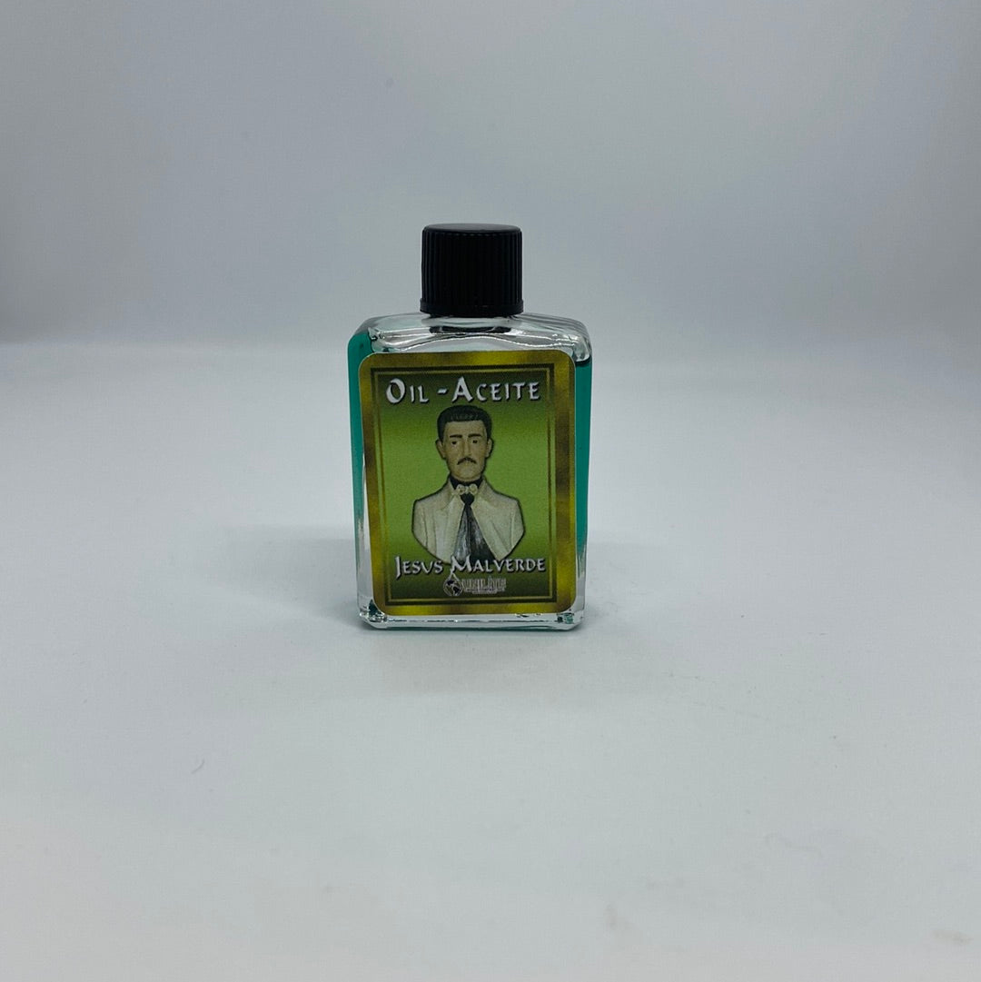 Jesus Malverde Spiritual Oil/Aceite Espiritual Jesus Malverde