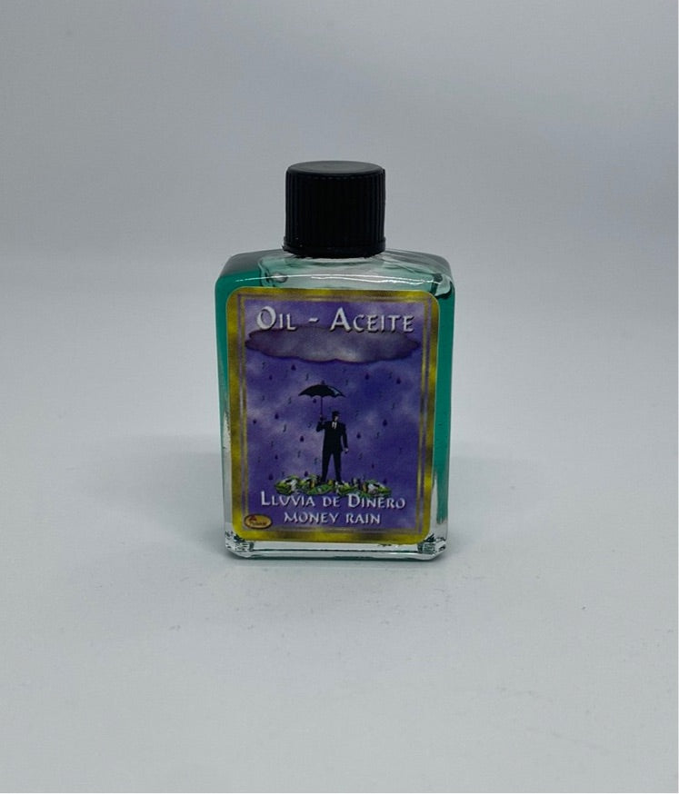 Money Rain Spiritual Oil/Aceite Espiritual Lluvia De Dinero
