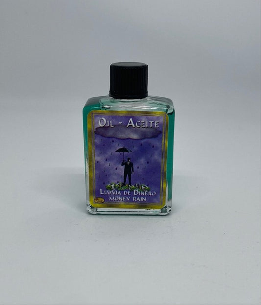 Money Rain Spiritual Oil/Aceite Espiritual Lluvia De Dinero