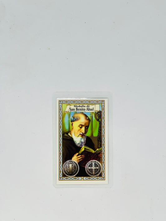 San Benito Prayer Card