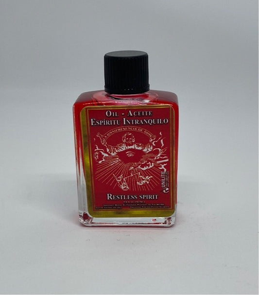 Restless Spirit Spiritual Oil/ Aceite Espiritual Espiritu Intranquilo
