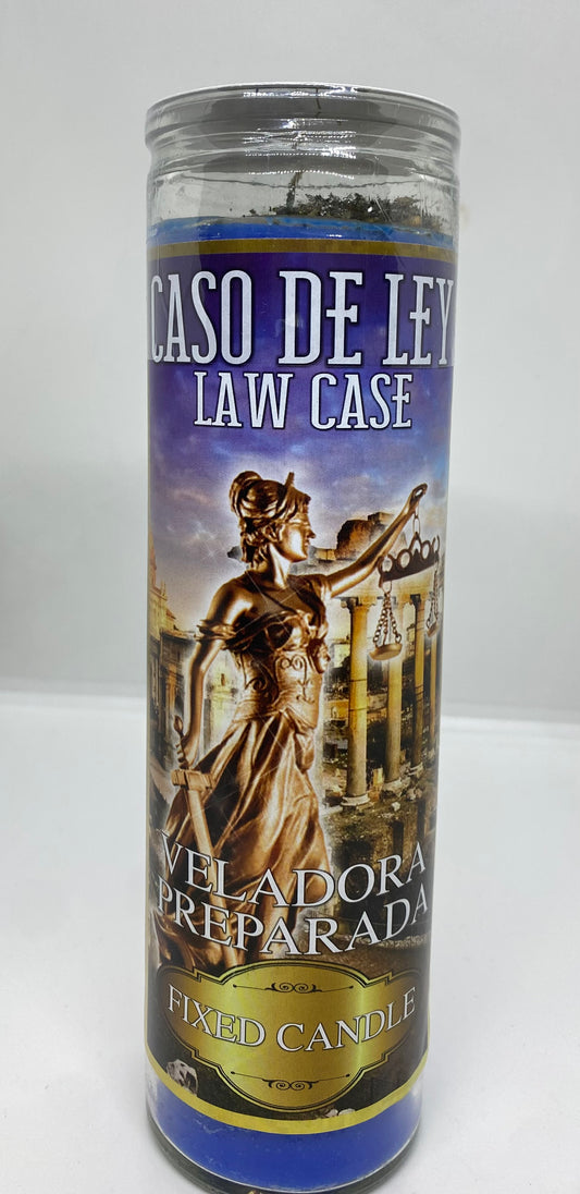 Law Case Fixed Candle/Caso De Ley Veladora Preparada