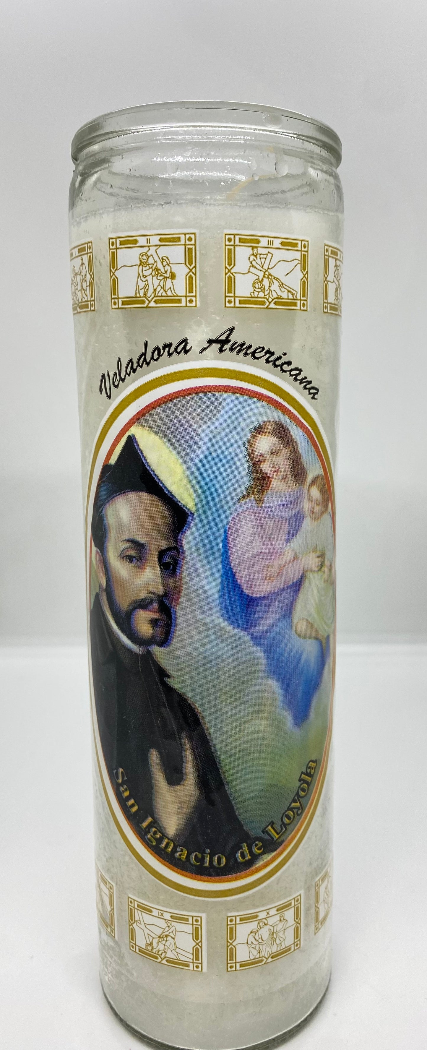 Saint Ignatius Of Loyola Candle