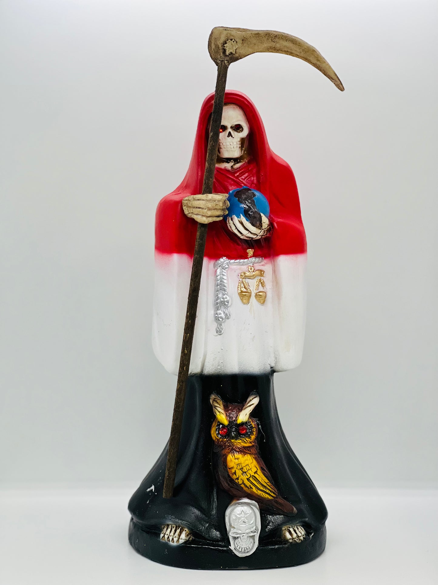 Santa Muerte Three Times Reversible 12"