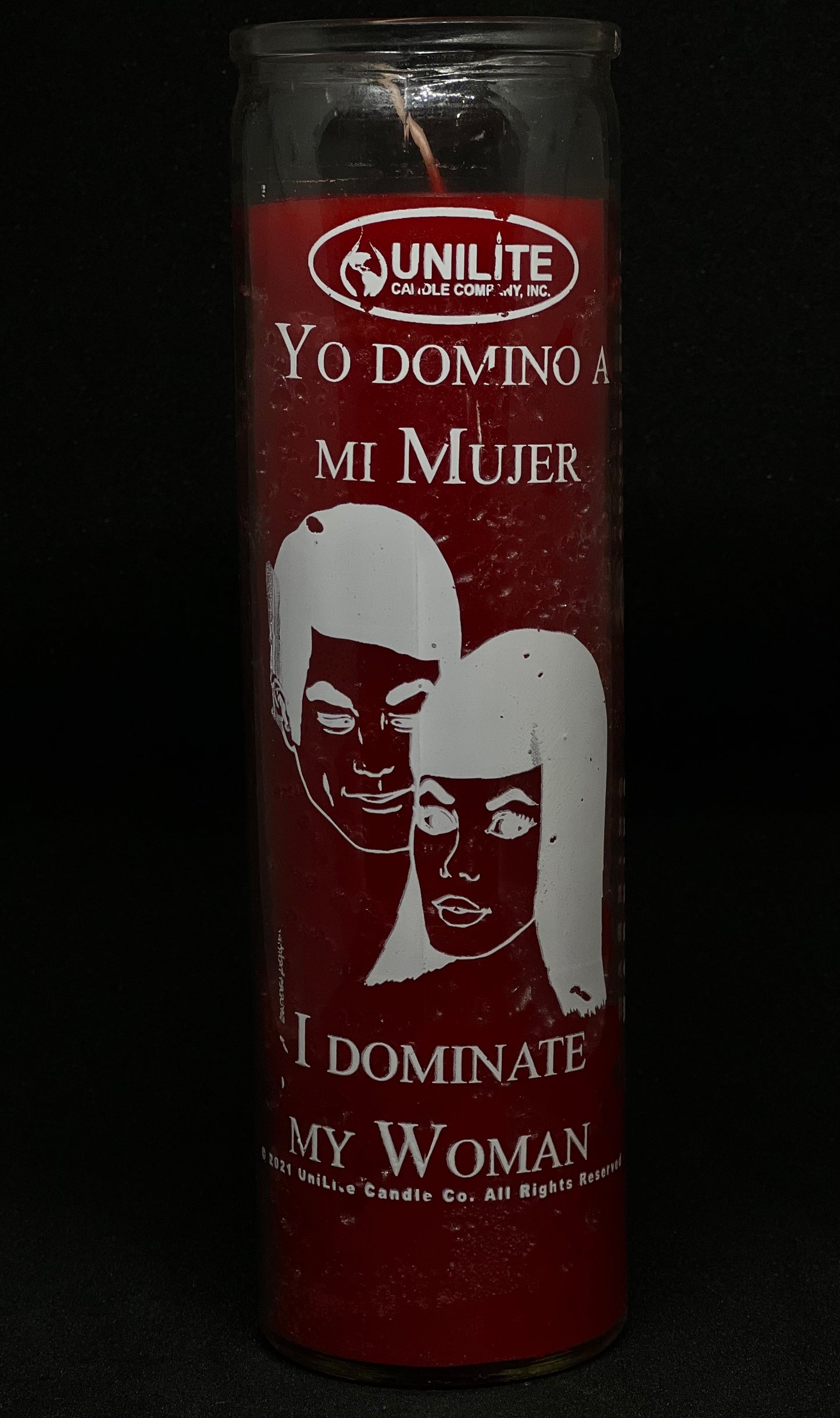I Dominate My Woman Candle/Veladora Yo Domino A Mi Mujer