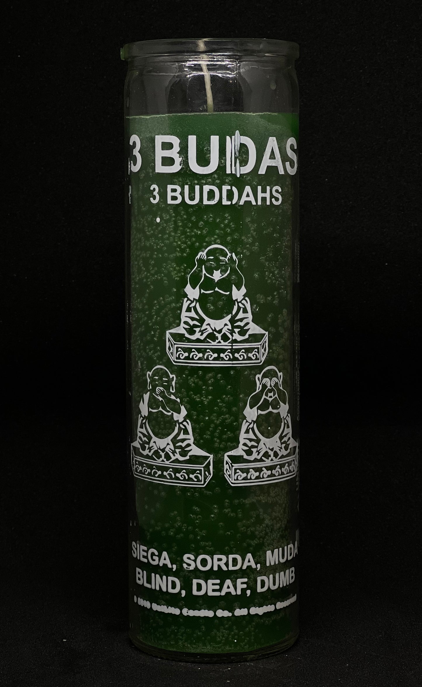 3 Buddha Candles/ Veladora 3 Budas