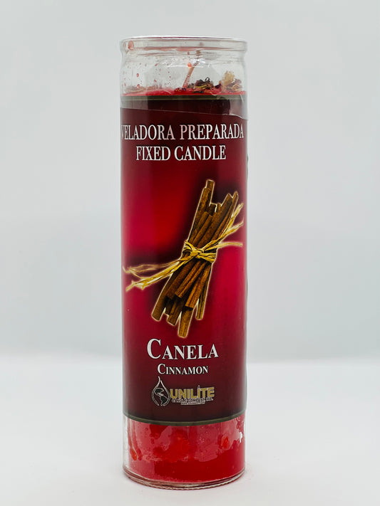 Cinnamon Fixed Candles/Veladora Preparada de Canela