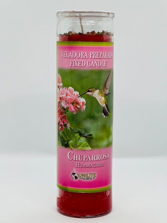 Hummingbird Fixed Candle/Chuparrosa Veladora Preparada