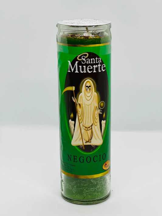 Santa Muerte Business Fixed Candle/ Santa Muerte Negocio Veladora Preparada