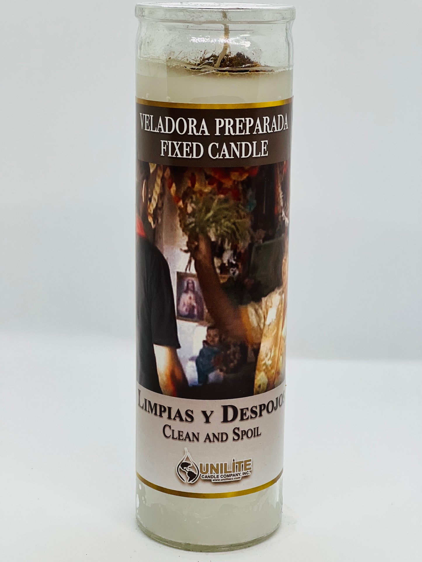 Clean and Spoil Fixed Candle/Limpias y Despojos Veladora Preparada