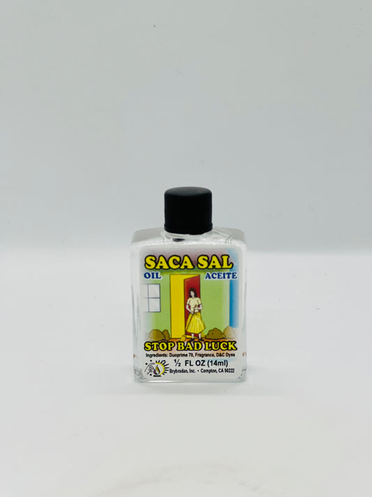 Stop Bad Luck Spiritual Oil/Saca Sal Aceite Espiritual