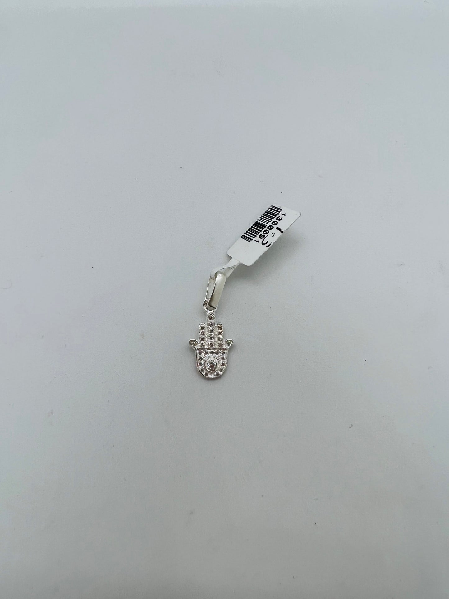 Fatima Hand Silver Charm .5"