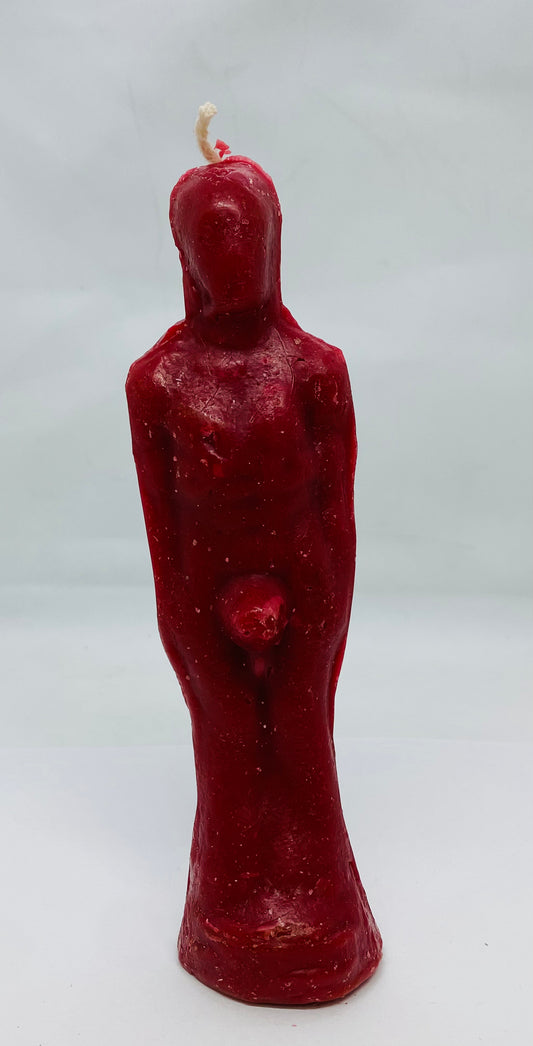 Red Male Candle