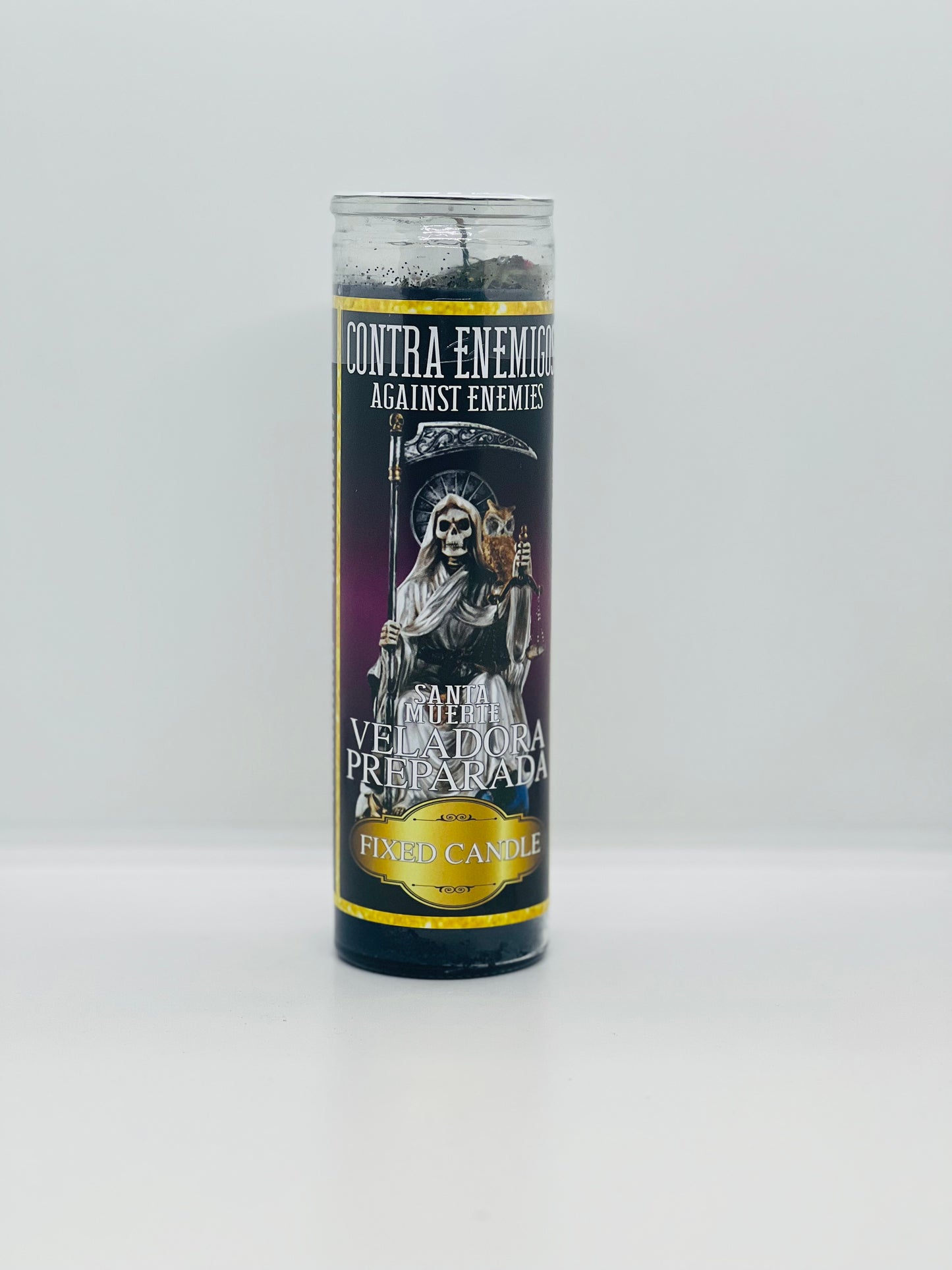 Santa Muerte Against Enemies Fixed Candle