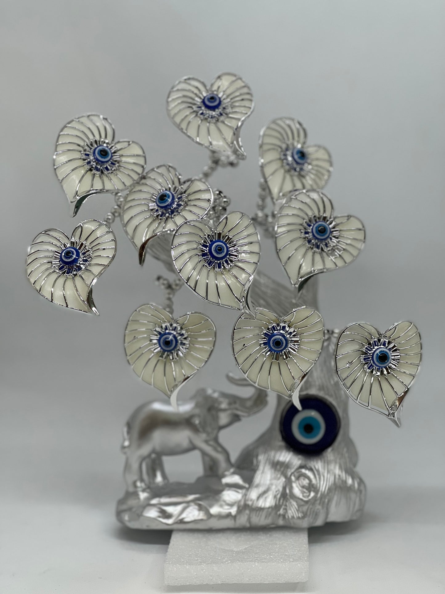 Blue Evil Eyes Money Fortune Tree 9.5"