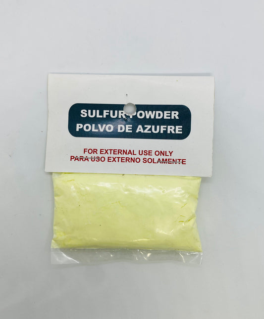 Sulfur Powder .8oz/Polvo de Azufre