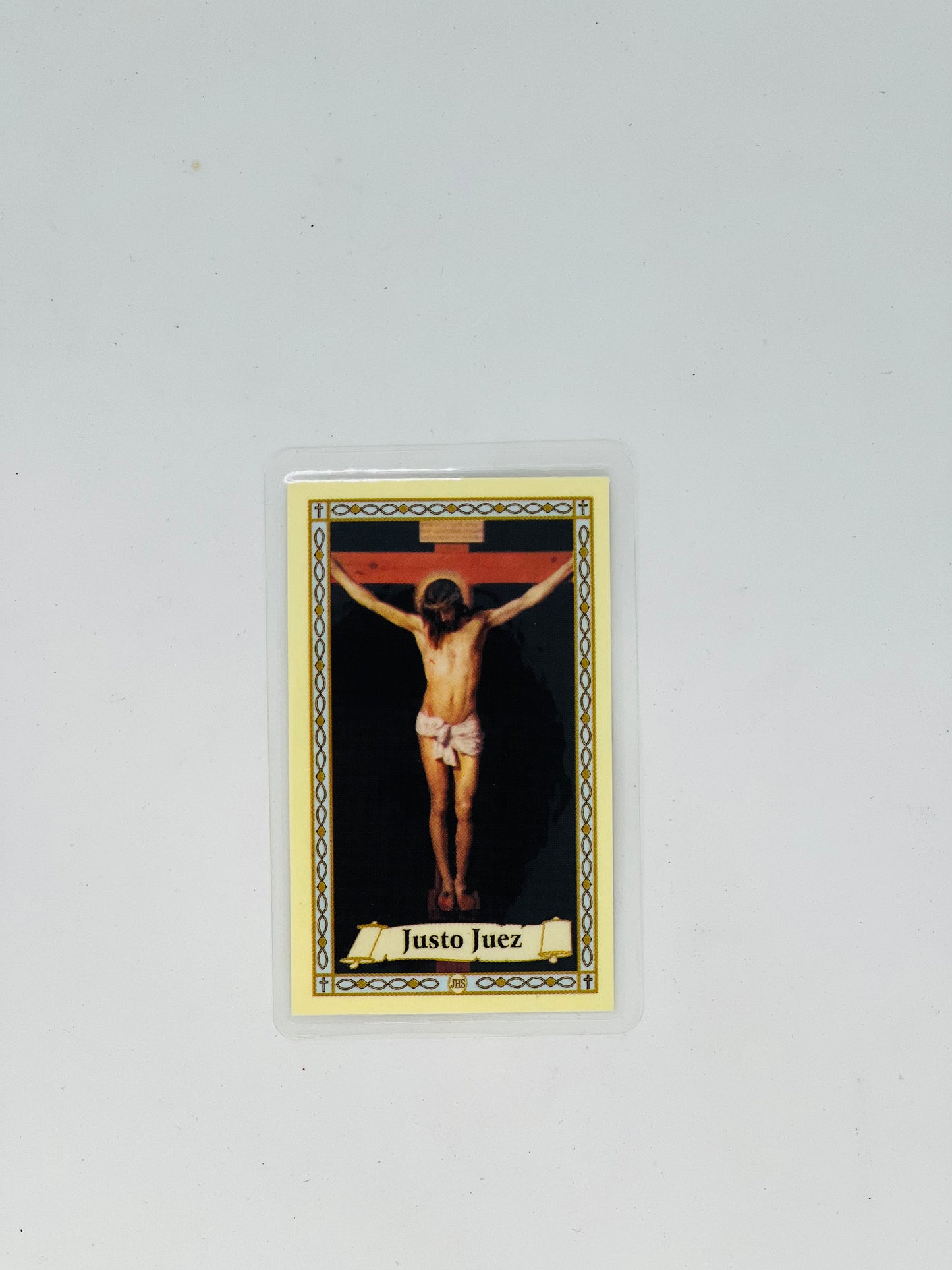 Just Judge Prayer Card/Justo Juez Targeta de Oracion