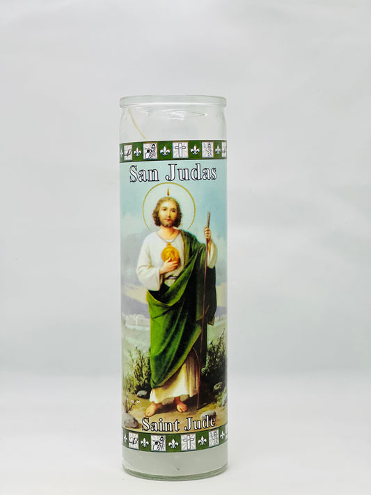 Saint Jude/San Judas White Candle