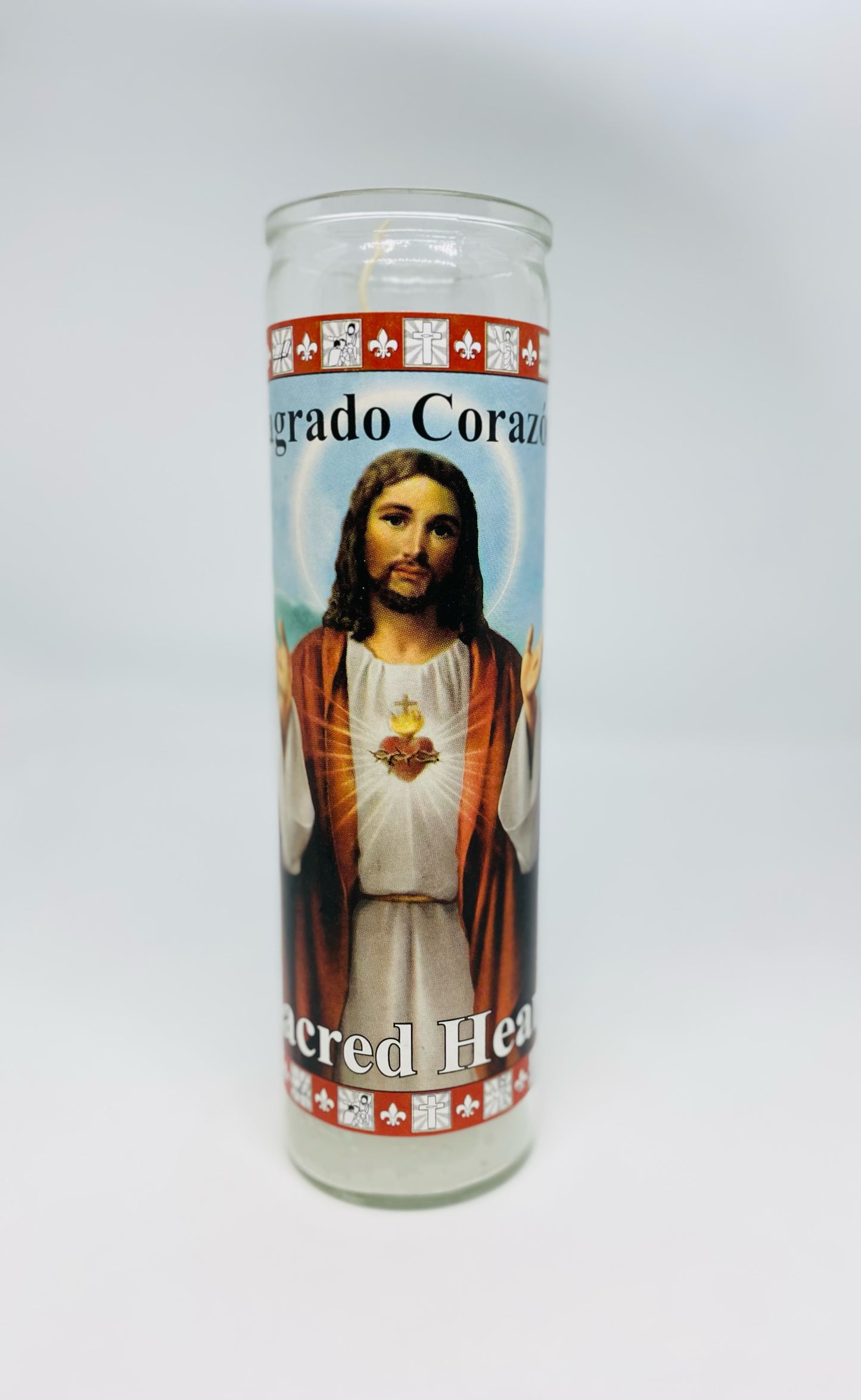 Sacred Heart Candle/Veladora Sagrado Corazon